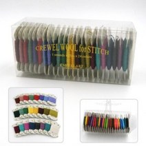 엔조이스티치/ 프랑스자수 울사 24색상 B세트-25m/ 울사세트/ 모사