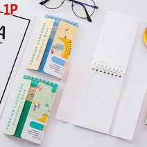 단어시험 뜻풀이용 스프링 미니수첩 5개 직장인노트 나만의다이어리 체중관리메모