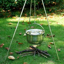 이티엔 캠핑 오븐 삼각대 화로 대 스탠드 냄비 걸이 불멍 모닥불, 상세페이지참조