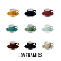 러브라믹스 에그 시리즈 에스프레소잔 80ml 19종, 로열블랙
