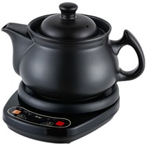 약탕기 중탕기 약초 약재 한약 홍삼 달임기 추출기, 2L 냄비 + 베이스