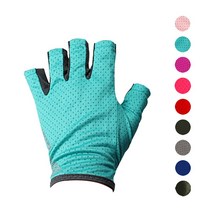 인콘트로 에어로 메쉬 논슬립 반장갑 스포츠 장갑, 검정색