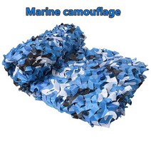 카모 그물 군사 사냥 경량 햇빛가리개 내구성 쉘터 및 사격 장식에 적합, [02] Marine camouflage, [10] 5x6m
