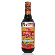 [명성차이나푸드]중국간장 금표생추간장 생추쟝유 해천생추왕, 1병, 500ml