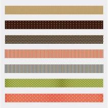 블랙탄디티 크라프트 다꾸 마스킹테이프, 6.연두색작은땡땡이_4101179