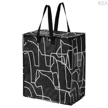 이케아 헤스타게 가방47L 블랙 40x25x47cm 폴리프로필렌100%