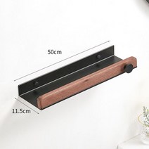 히노끼욕조 이동욕조 편백나무반식욕기 우드 매트 블랙 욕실 코너 선반 주방 벽 선반 샤워 목욕 샴푸 수납, 04 Black 50cm