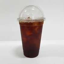 커피바바 92파이 16온스 아이스컵 + 돔뚜껑 세트, 1세트, 100개입