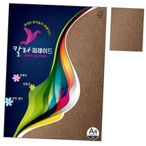 칼라색지 15.고사리색 A4 160g 10매 1권 용지 프린트 kimminsung20*5931299PK, 본상품선택
