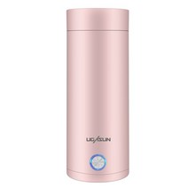 원두 로스팅 기계 로스터기 커피볶는기계 UGASUN-휴대용 전기 주전자 보온 컵 커피 여행 물 보일러 온도, 02 PINK_03 US