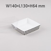화이트 다이아몬드 샌드위치 소 (100개 셋트), 높은뚜껑, 100개