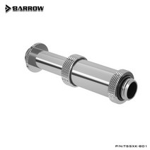 배로우 로터리 커넥터 익스텐더 (41-69mm) SLI CF 카드 G1/4 "남성-남성 크로스 파이어 피팅 금속 텔, 03 Silver_01 41-69mm
