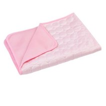 배변패드 개 매트 냉각 여름 패드 고양이 담요 소파 통기성 애완견 침대 세탁가능 소형 중형 대형 자동차, mesh cloth pink_L 70x55 cm