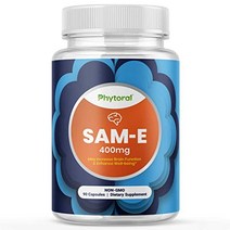 순수한 sam e 비타민 보충제 - 두뇌 지원을 위한 sam-e 400mg 메모리 보충제 기분 향상 관절 건강 및 간 지원 - 두뇌 향상 nootropic 보충제 및 천연 보충제
