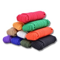 갈렙등반 4-10mm 나일론 로프 다용도 캠핑 밧줄 10-200M, 8mm, 50m, 화이트