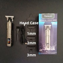 바리깡 클리퍼 이발기 바버샵 이발소 리젠트컷 투블럭 헤어컷 숏컷 남자에 대 한 전문 WateProof 머리 절단 기계 머리 트리머 전기 면도기 남자 면도기 0mm 수염 트리머, Plus-BlackCu-Box