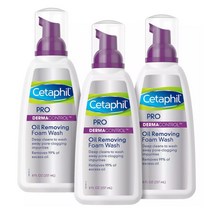 Cetaphil 세타필 미국 프로 더마 오일컨트롤 클렌징폼 세안제 페이스워시 237ml 3팩