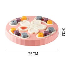 대화 형 고양이 개 퍼즐 장난감 고양이를위한 느린 음식 그릇 작은 개 새끼 고양이 애완 동물 훈련 완구 IQ 게임 향상 juguetes para gatos, 15+As the pictures