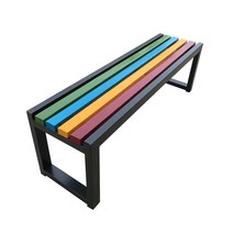 야외 벤치 공원 장의자 대기 식당 흡연실 의자 간이, 1.5mx40x45 블랙