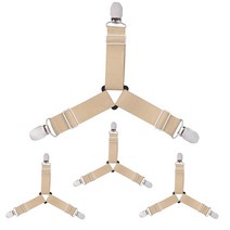 롤매트리스 가성비매트리스 침대 시트 패스너 클립 조절 가능한 삼각형 탄성 멜빵 그리퍼 홀더 스트랩 매