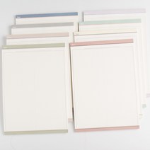 심플 대형 A4 떡메모지 다꾸 인스 공시생 공부 필기 모눈 대떡메 메모지 메모 노트 패드, 라이트 퍼플