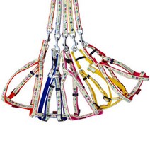 가슴줄 X반도 세트 15mm (랜덤발송) 앞섬방지 와이어 강아지목줄 강아지하네스 가슴줄하네스 산책용 편안한