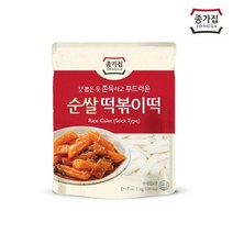 베스트식품 종가집 순쌀떡볶이떡1kg x5개, 단품/단품, 1000g