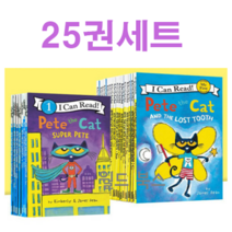 [비엔씨]국내 아이캔리드 피트더캣 영어원서 25권 세트 I can read Pete the Cat 음원제공