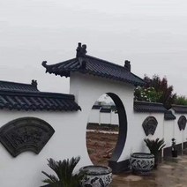 플라스틱 기와 한옥 지붕 악세사리 대봉 용두 용마루 착고 귀마루 막새 전통 무늬 카페꾸미기, 단일 + 1개