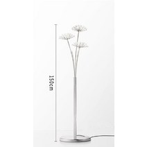 크리스탈 민들레 LED 플로어 램프 웨딩 드레스 스탠드 무드등, warm light, 3 Heads Floor Lamp