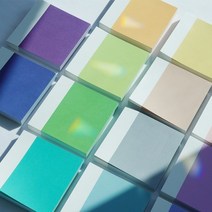 갓샵 컬러칩 떡메모지 14종 [다꾸 떡메 COLORCHIP 감성 다이어리꾸미기 떡제본 떡매], 청록
