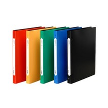 문화 B442-7 PP 3공O링바인더 3cm, 적색