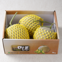 비씨컴퍼니 고당도 머스크 멜론 메론 선물용 선물세트, 로얄과 8kg (3~4수), 1박스