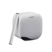 시우리빙 수납형 방수휴지케이스 휴지심 롤러 추가, 플로우 방수휴지케이스/그레이