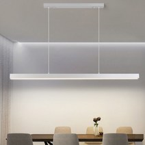 LED 화이트 라인 식탁조명 식탁등 펜던트 조명 국내산 삼성칩, 화이트 테두리 1000mm, 주백색(아이보리), 화이트 테두리 1000mm 주백색(아이보리)