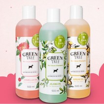 동물병원&샵전용 그린트리 애견 천연 샴푸 3종 500ml 강아지 목욕, 동백오일