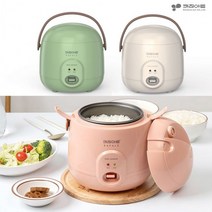 키친아트 라팔 포니 1인용 2인용 미니밥솥 전기밥솥 멜론/크림/피치 일반 보온밥솥 혼밥 혼족 자취생, KC-200MY/크림베이지