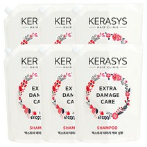 케라시스 엑스트라 데미지 케어 샴푸 리필, 2000ml, 6개
