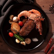 심쿡 밀키트 수비드 부채살 스테이크, 수비드 부채살 스테이크 새우 2마리