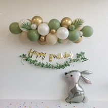 두돌 세돌 생일상 아기 1000일 생일 동물 풍선 가랜드, (동물풍선)아기노루