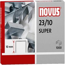 Novus 23/10 Premium Heavy-Duty Staples Box of 1000, 1