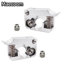 MK10 원격 압출기 알루미늄 압출 1.75mm 오른쪽 왼손 암 풀 메탈 보우 덴 3D 프린터 26 톱니 기어 포함, 01 Left, 01 Left