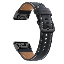 Easyfit 가죽 밴드 Garmin Fenix 7 7X 6 6X Pro 5X 5 3 hr 945 COROS VERTIX 2 팔찌 손목 스트랩 스마트 액세서리, [10] For Fenix 5 5Plus, [01] black bk