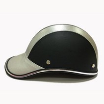 야구하이바 타자 헬멧 야구 보호대 오토바이 PU 가죽 헬멧 야구 모자 남성 및 여성용 모터 자전거 승마, 08 은