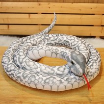 인형 110-300cm 파이썬 뱀 거대한 보아 코브라 긴 뱀 베개 선물 홈 인테리어, 200cm, 회색