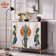 자개장 엔틱가구 나전칠기 현대 미니멀리스트 베란다 캐비닛 라이트 럭셔리 페인트 신발 휴게실 장식 거실 단단한 찬장 파티션 사물함, [19] 서사슴소2문 80×40×90, [01] 짐을 싸다, [01] 뼈대