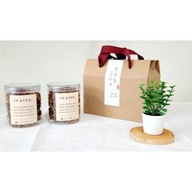 리본박스형 호두정과 대용량 150g 2통 답례품 돌잔치 하객답례 경조사 각종행사 명절선물