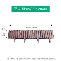 화단울타리 꾸미기 텃밭 디자인 울타리 데크 잔디보호 휀스 펜스, 25X길이 약 120