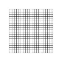휀스망 120 x 120 cm, 1개, 블랙