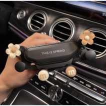 제이엔케이 캐릭터 송풍구 중력식 노터치 차량용 휴대폰거치대, K-10